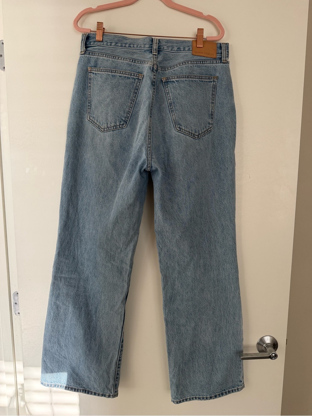 Denim Forum Farrah High Rise Wide-Leg Women's Jeans - Picture 3 of 4